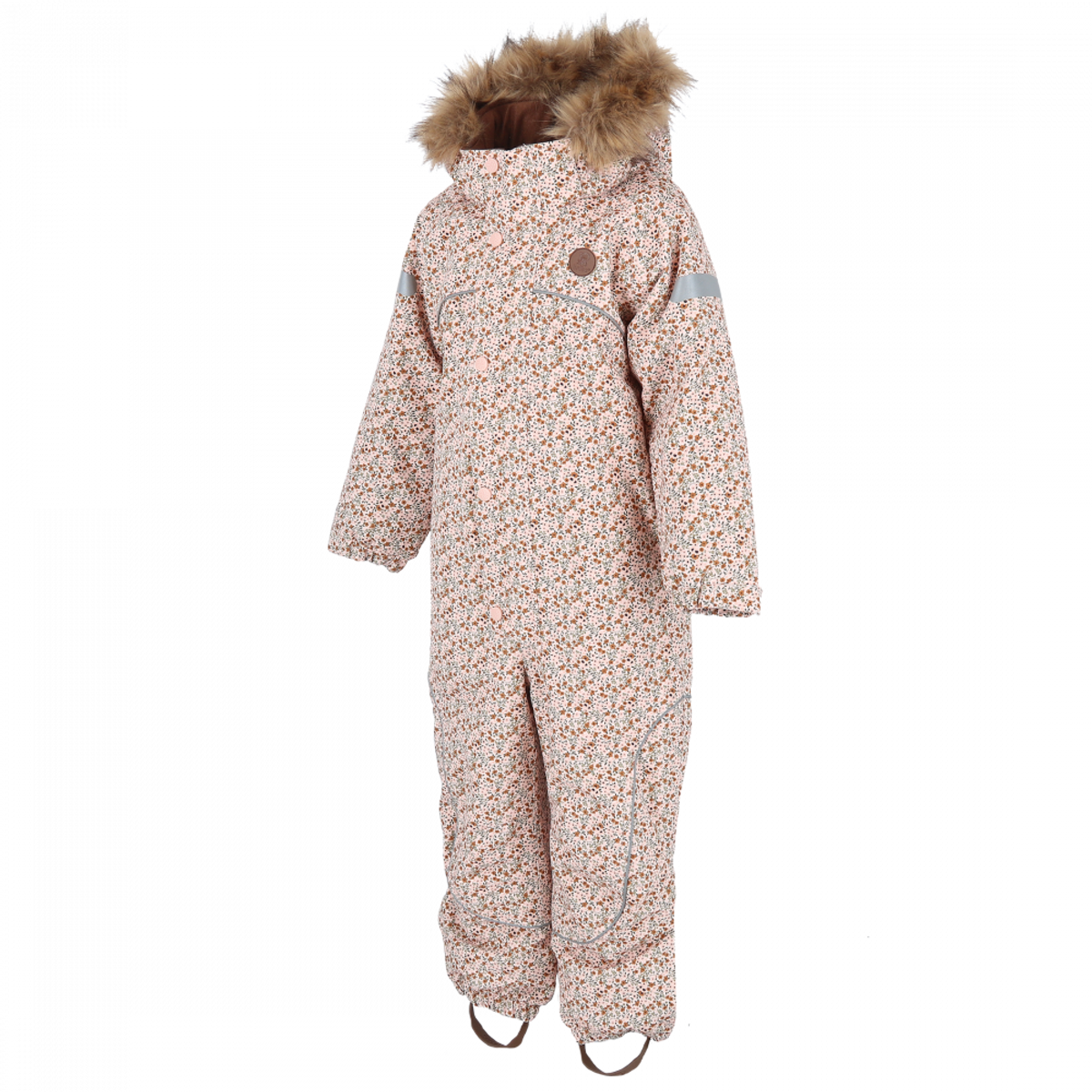 Bruse Vinterdress, Nysnø, Rose pattern rosa/mønster